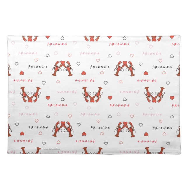 FRIENDS™ | You're my Lobster Pattern Cloth Placemat (Front)