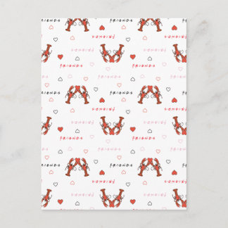 FRIENDS™ | You're my Lobster Pattern Invitation Postcard