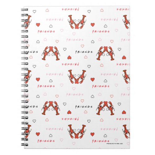 FRIENDS  Youre my Lobster Pattern Notebook