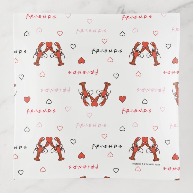 FRIENDS™ | You're my Lobster Pattern Trinket Tray (Front)
