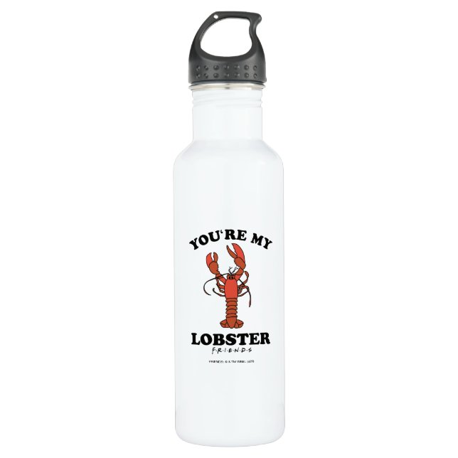 FRIENDS™ | You're my Lobster Stainless Steel Water Bottle (Front)