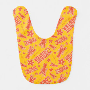 FRIENDS™ You're My Lobster Vibrant Pattern Baby Bib