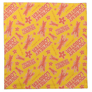 FRIENDS™   You're My Lobster Vibrant Pattern Cloth Napkin