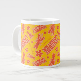 FRIENDS™ You're My Lobster Vibrant Pattern Giant Coffee Mug
