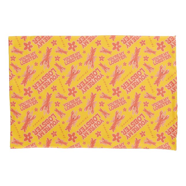 FRIENDS™ | You're My Lobster Vibrant Pattern Pillow Case (Front)