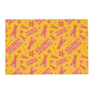 FRIENDS™   You're My Lobster Vibrant Pattern Placemat