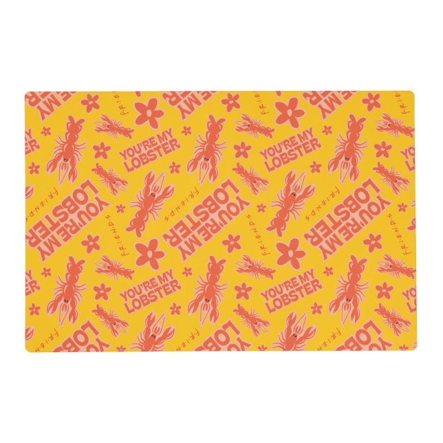 FRIENDS™ | You're My Lobster Vibrant Pattern Placemat (Front)