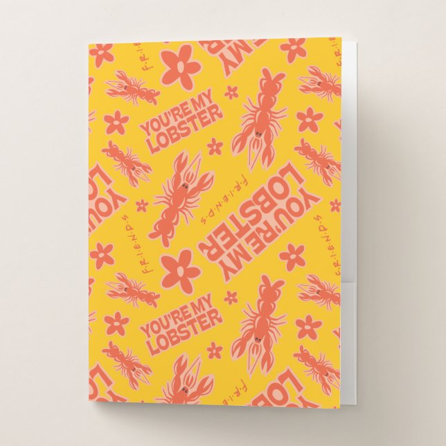 FRIENDS™ | You're My Lobster Vibrant Pattern Pocket Folder (Front)