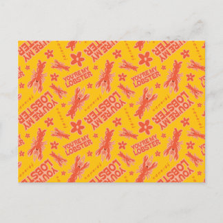 FRIENDS™ | You're My Lobster Vibrant Pattern Postcard