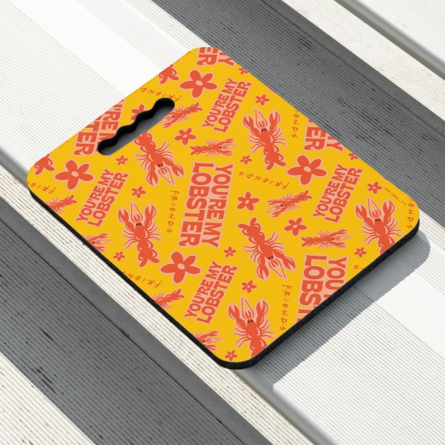 FRIENDS™ | You're My Lobster Vibrant Pattern Seat Cushion (In Situ)