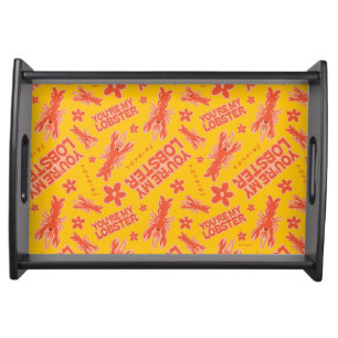 FRIENDS™   You're My Lobster Vibrant Pattern Serving Tray