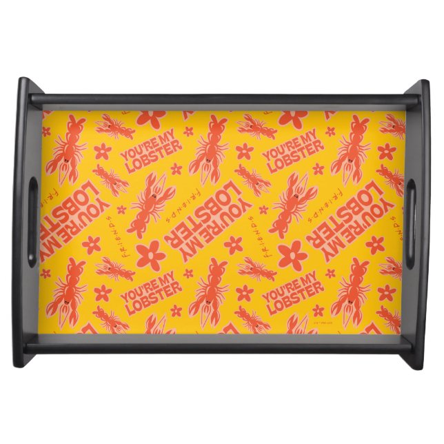 FRIENDS™ | You're My Lobster Vibrant Pattern Serving Tray (Front)