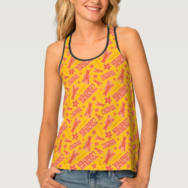 FRIENDS™ | You're My Lobster Vibrant Pattern Tank Top (Front)