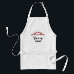 FRIENDS™ | You're my Lobster Watercolor Quote Adult Apron<br><div class="desc">Celebrate love and nostalgia with the "You're My Lobster" Watercolor Quote Design from FRIENDS™. Featuring the iconic phrase in a whimsical watercolor style,  this design captures the humor and romance of the beloved TV show. Perfect for fans,  it adds a heartfelt and artistic touch to any product.</div>