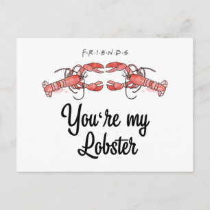 FRIENDS™ You're my Lobster Watercolor Quote Invitation Postcard
