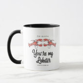 FRIENDS™ | You're my Lobster Watercolor Quote Mug (Left)