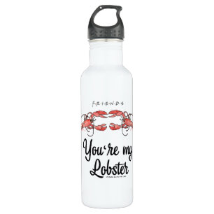FRIENDS™ You're my Lobster Watercolor Quote Stainless Steel Water Bottle