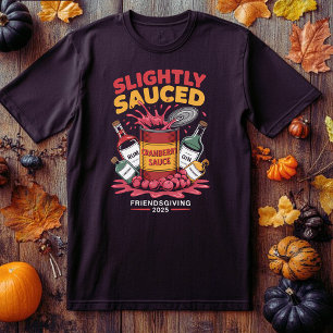 Friendsgiving 2025 Fun Friendsgiving Turkey T-Shirt