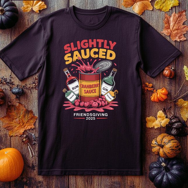 Friendsgiving 2025 Fun Friendsgiving Turkey T-Shirt (Creator Uploaded)