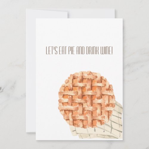 Friendsgiving and Thanksgiving Invitation Card