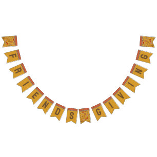 Friendsgiving Bunting Flags