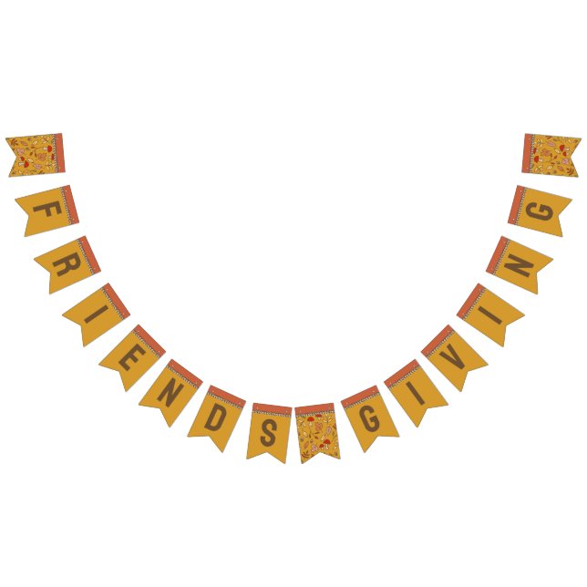 Friendsgiving Bunting Flags (All)