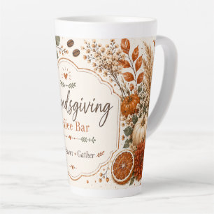 Friendsgiving Coffee Bar Latte Mug