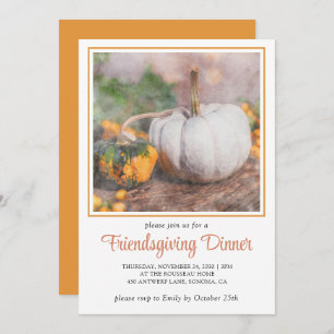 Friendsgiving Dinner Invitation
