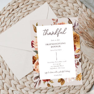 Friendsgiving Dinner Invitation