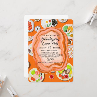Friendsgiving Dinner Invitation, Thanksgiving Part Invitation