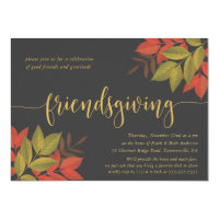 FRIENDSGIVING DINNER INVITE | BRIGHT FOLIAGE