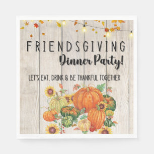 Friendsgiving dinner party bspkins napkins