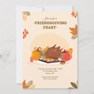 Friendsgiving Feast Invitation