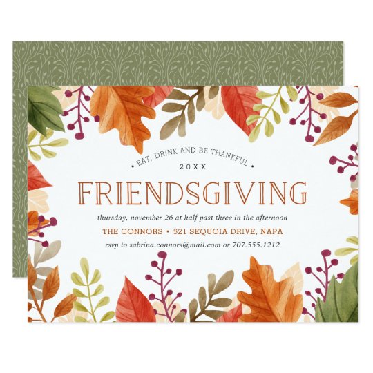 Thanksgiving Feast Invitations Ideas 8