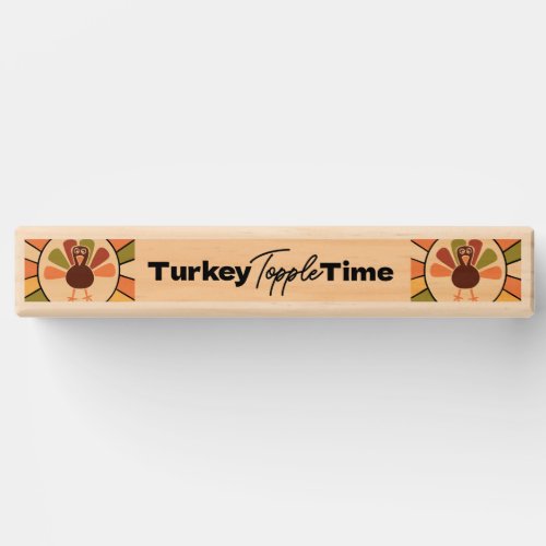 Friendsgiving Feast Turkey Topple Game Tower