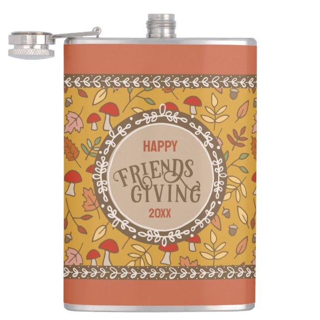 Friendsgiving Flask (Opened)