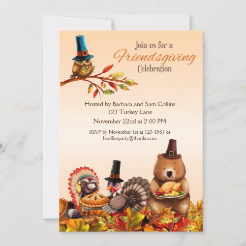 Friendsgiving Gathering Invitation