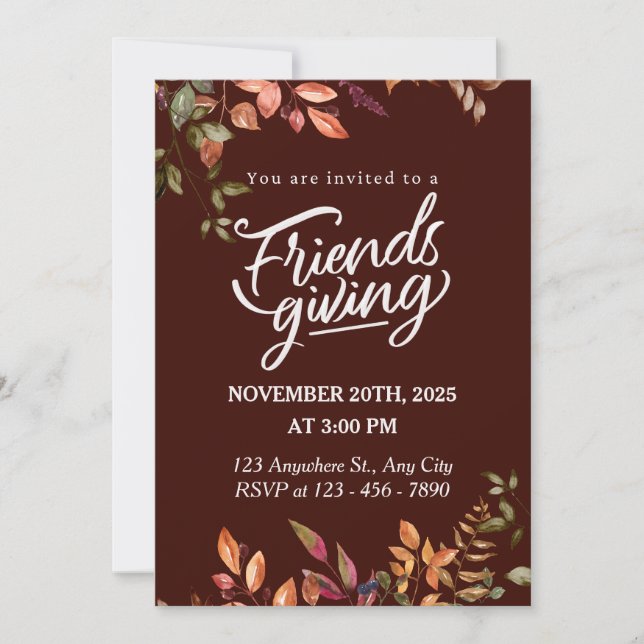 Friendsgiving Invitation (Front)