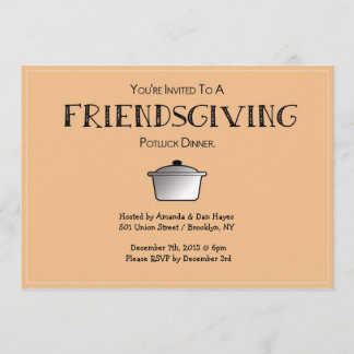 FRIENDSGIVING Invitation! - Customizable! Invitation