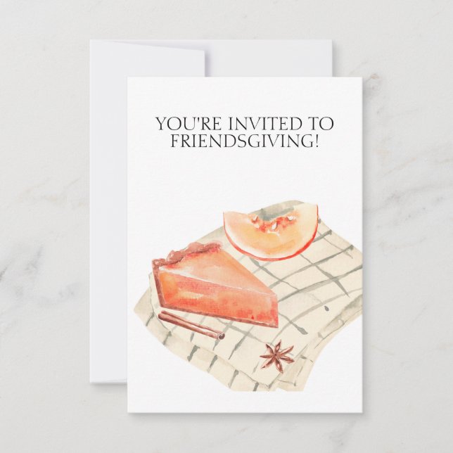 Friendsgiving Invitation for Thanksgiving (Front)