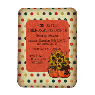 FRIENDSGIVING INVITATION MAGNET
