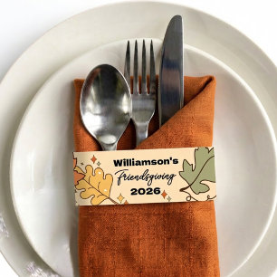 Friendsgiving Napkin Bands