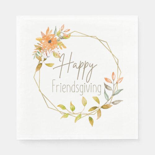 Friendsgiving Paper Napkins