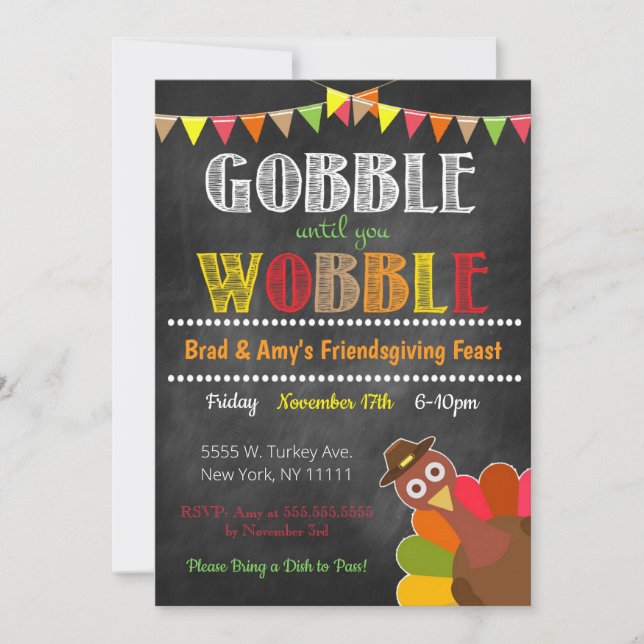Friendsgiving Party Invitation (Front)