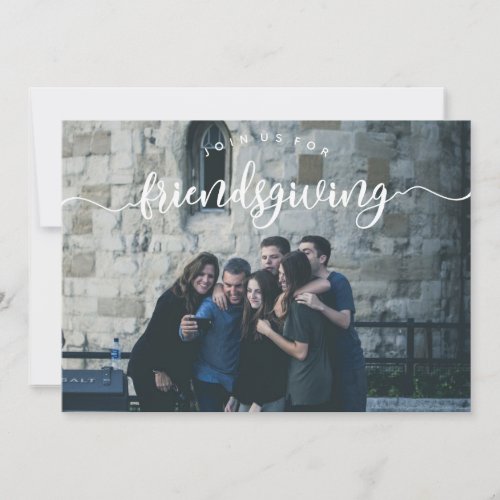 Friendsgiving Photo Invite