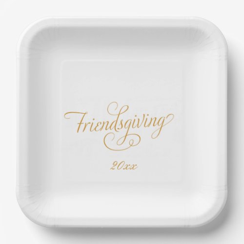 Friendsgiving plates