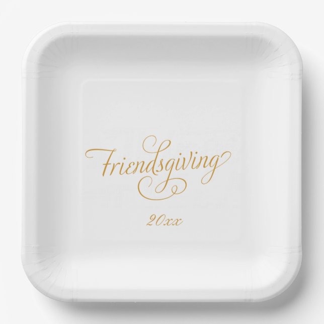Friendsgiving plates (Front)