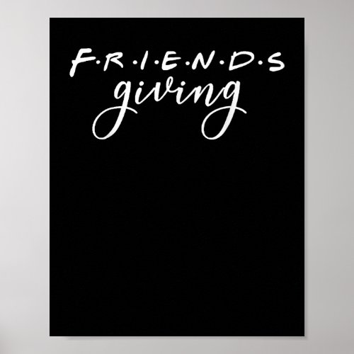 Friendsgiving Squad 2022 Funny Thanksgiving Friend Poster
