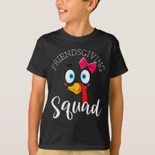 Friendsgiving Squad Happy Thanksgiving Turkey Day  T-Shirt