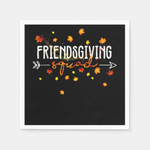 Friendsgiving Squad Thanksgiving Friendship Friend Napkins